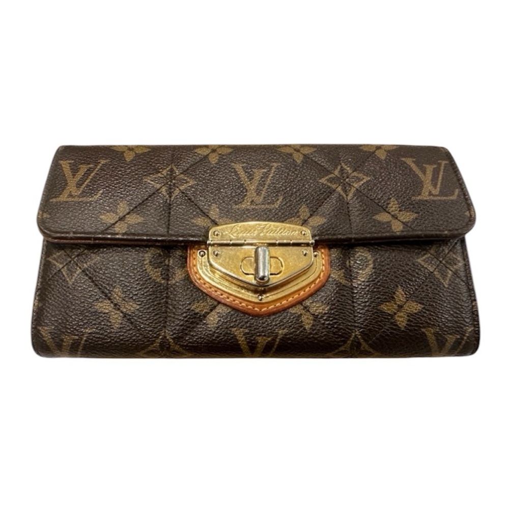 Louis Vuitton Vintage Quilted Etoile Monogram Twist Lock Sarah Wallet w Dustbag